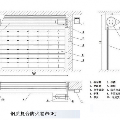 钢质防火卷帘